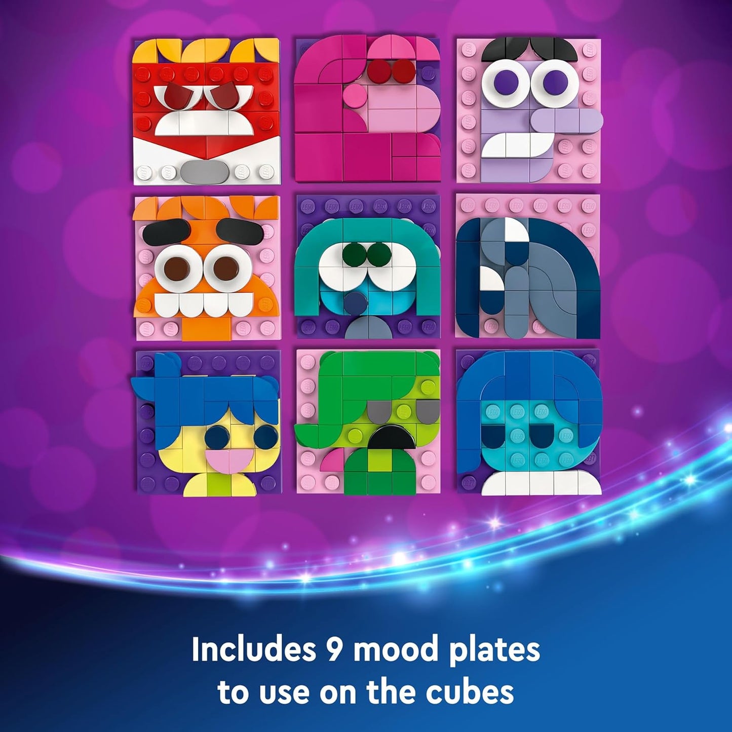 LEGO ǀ Disney Inside Out 2 Mood Cubes from Pixar 43248 Building Blocks Toys for 9+ Gift for Boys and Girls