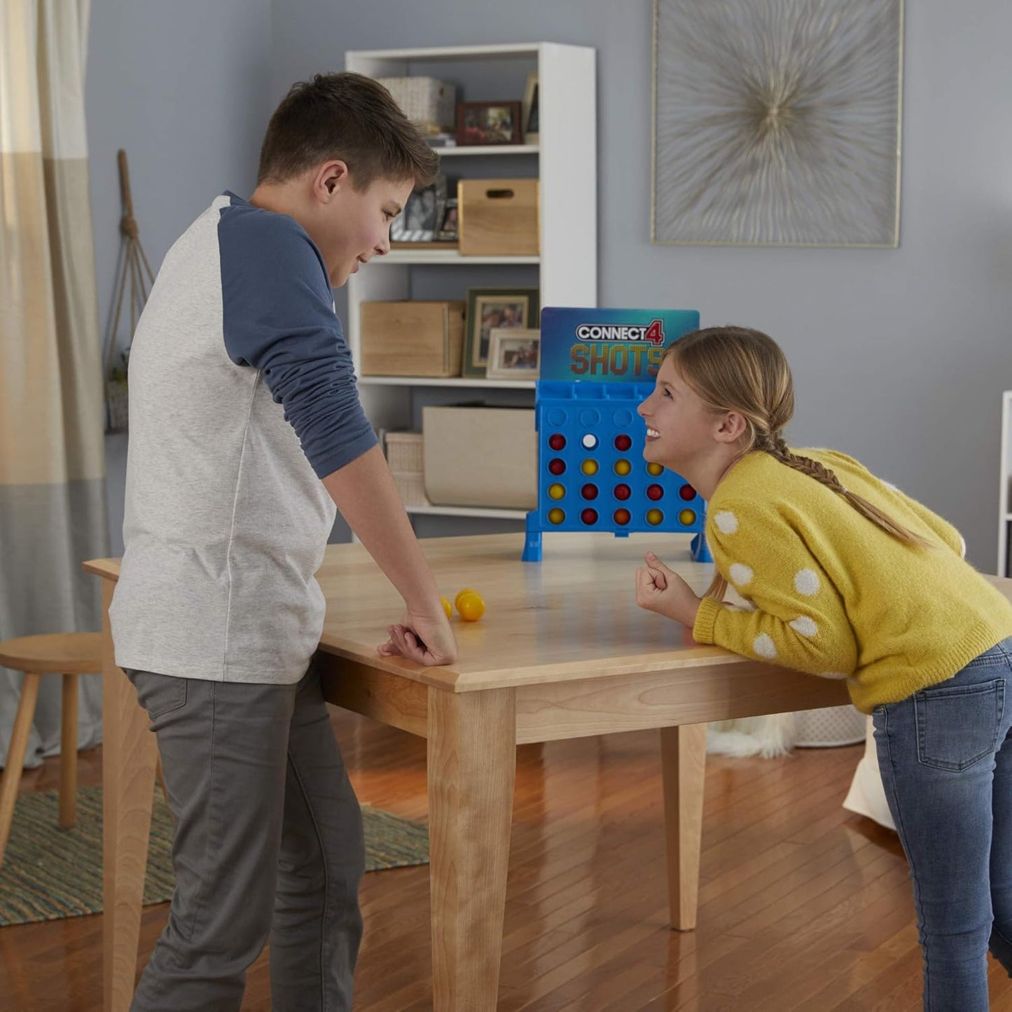 Hasbro Gaming Connect 4 Shots Board Game Activity for Kids 8Y+, Multicolour