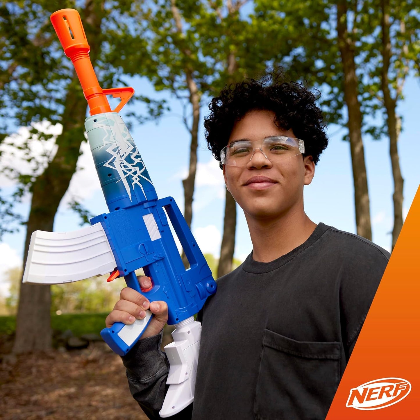 Nerf Fortnite Blue Shock Blaster, 8Y+