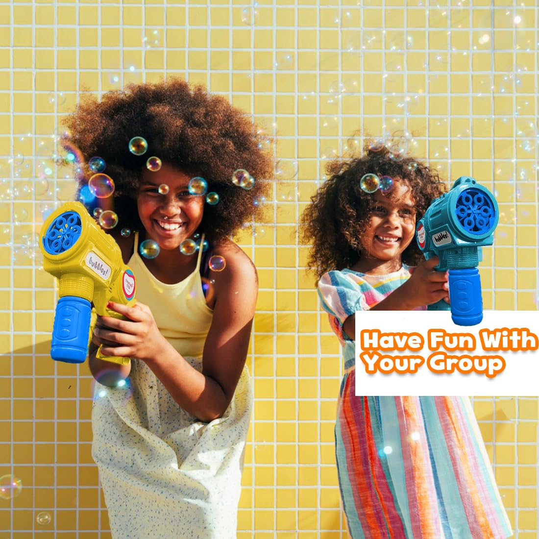 Rowan Bubble Blaster with Solution Bottle, Blue, 3Y+