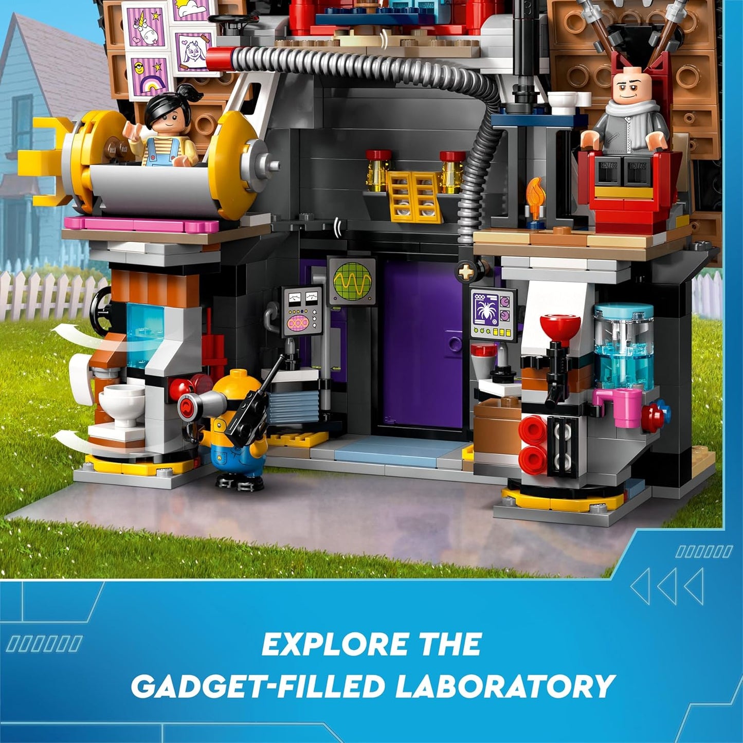 LEGO Despicable Me 4 Minions and Gru's Family Mansion 75583 Building Blocks Toys for 8+ Gift for Boys and Girls