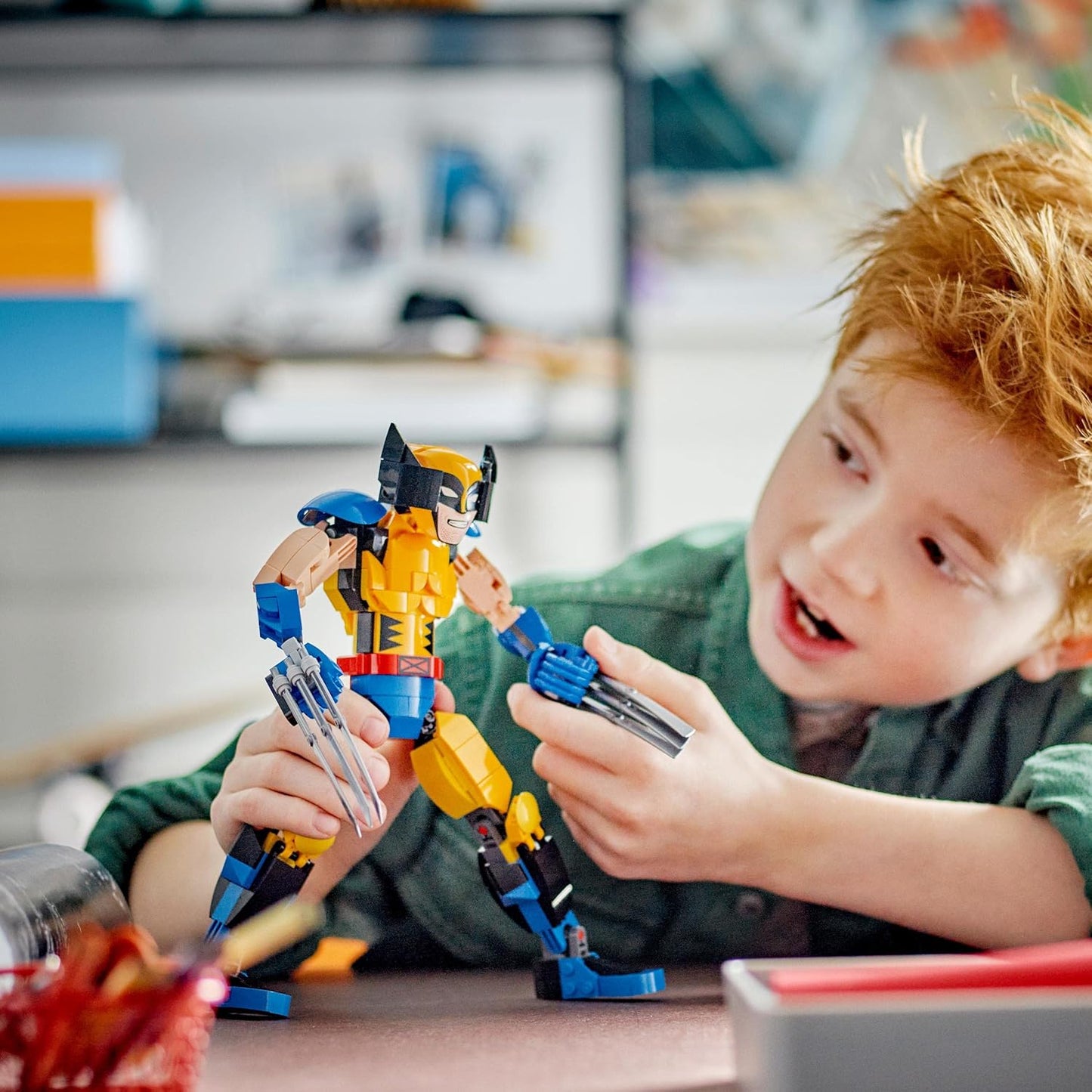 LEGO Marvel Wolverine Construction Figure 76257 Building Toy Set; Fully Jointed X-Men Super Hero for Kids Aged 8+