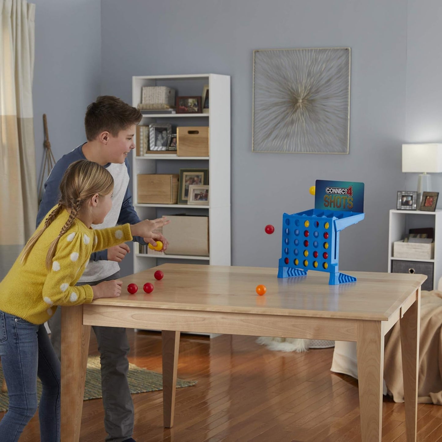 Hasbro Gaming Connect 4 Shots Board Game Activity for Kids 8Y+, Multicolour
