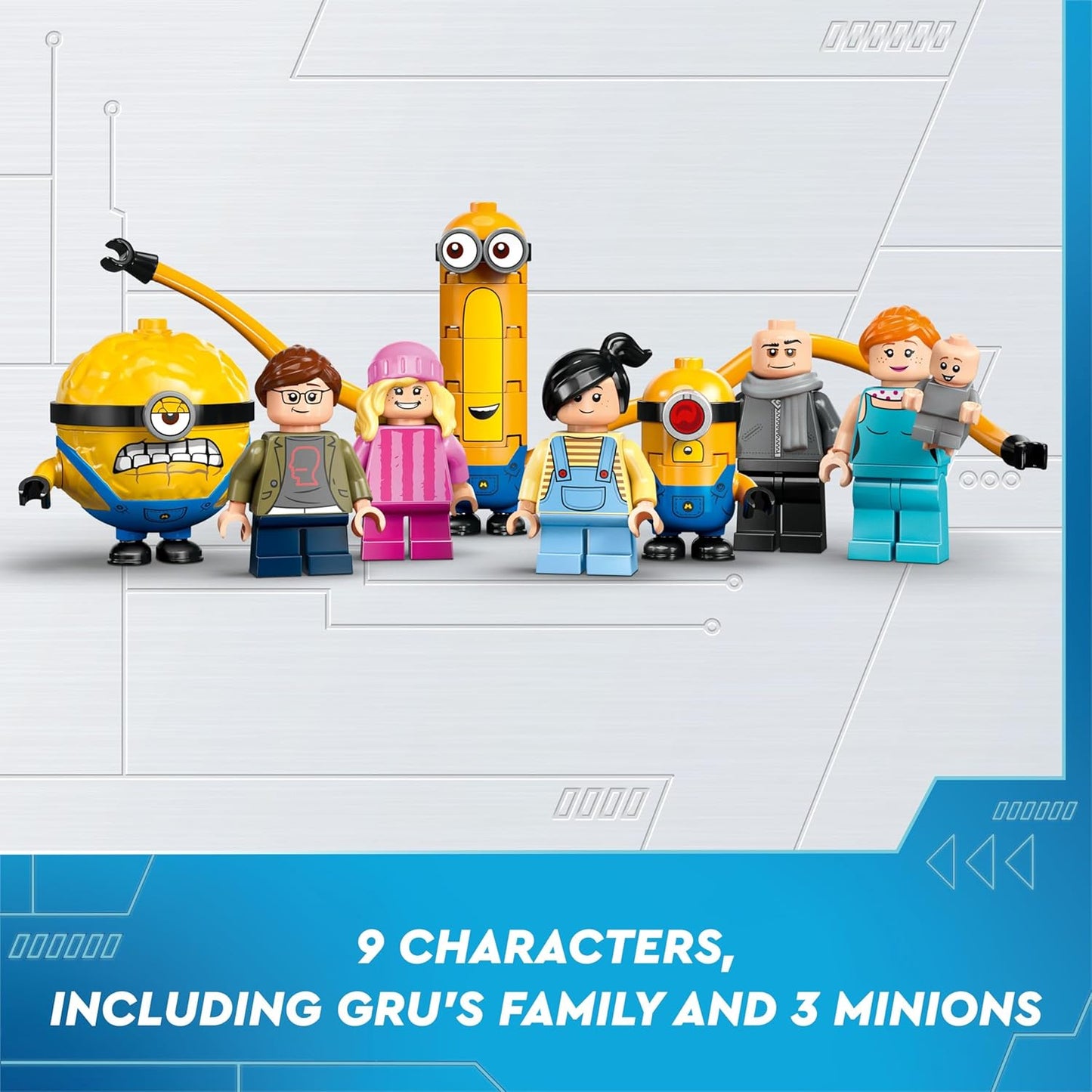 LEGO Despicable Me 4 Minions and Gru's Family Mansion 75583 Building Blocks Toys for 8+ Gift for Boys and Girls