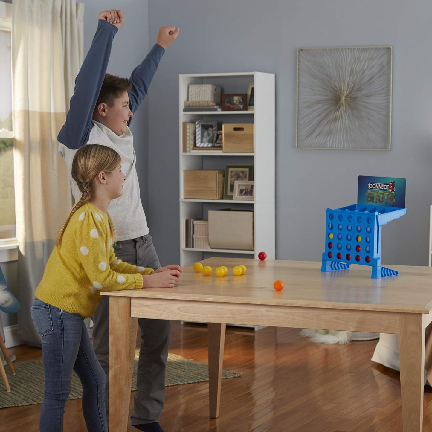 Hasbro Gaming Connect 4 Shots Board Game Activity for Kids 8Y+, Multicolour