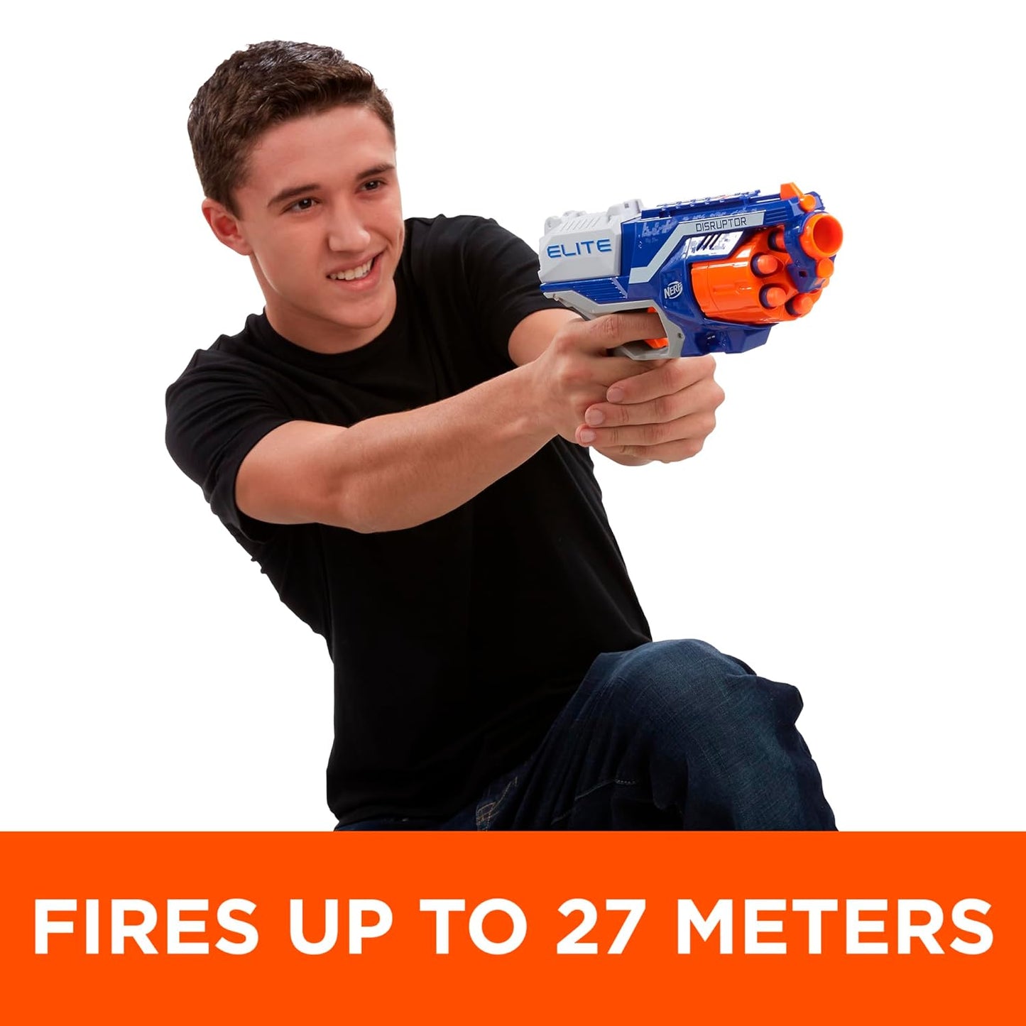 Nerf Disruptor Elite Blaster Toy for Kids 8Y+, Multicolour