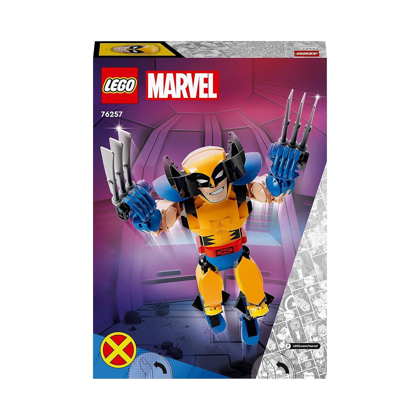 LEGO Marvel Wolverine Construction Figure 76257 Building Toy Set; Fully Jointed X-Men Super Hero for Kids Aged 8+