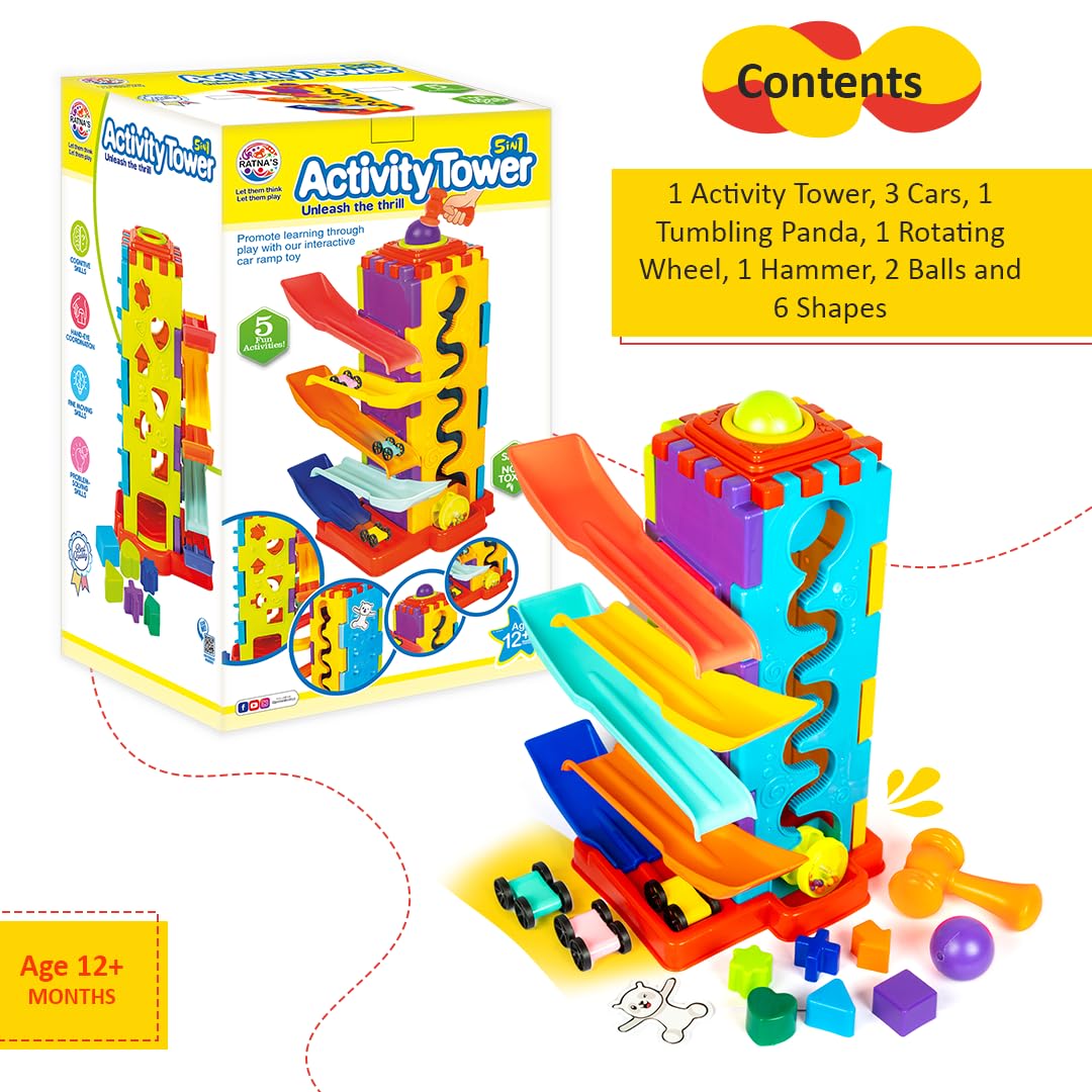 Little's 3 in 1 Infant Classic Gift Pack I Activity & Learning Toys for Babies I Multicolour I Infant & Preschool Toys I Develops fine Motor Skills & Reasoning Skills | 5 Months and Above
