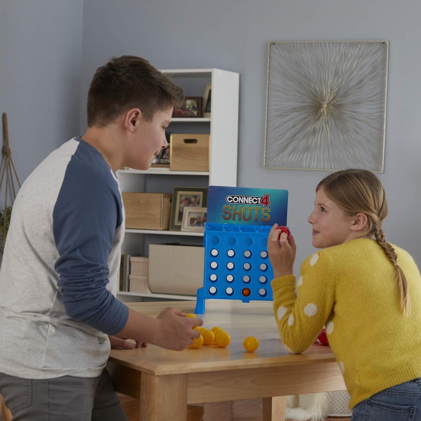 Hasbro Gaming Connect 4 Shots Board Game Activity for Kids 8Y+, Multicolour