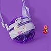 Round Leakproof Kid’s Cartoon Water Bottle with Ribbon Strap and Silicone Straw Lid | 420 ML | WB59