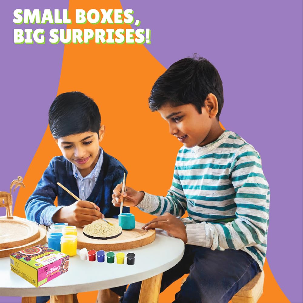 Kalakaram Mini DIY Quiiling Craft Kit | Perfect for Gifting | Birthday Gifting | Return Gift for Parties | Kids Aged 4,5,6,7