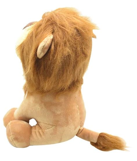 Tickles Sitting Jungle Lion Alex Soft Stuffed Plush Animal Toy for Kids Room (Size: 40 cm Color: Brown)
