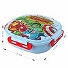 SKi Homeware Baker Insulated 3 Grid Bento Lunch Box With Stainless Steel Inner And A Steel Spoon- Avg, 450Ml