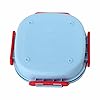 SKi Homeware Baker Insulated 3 Grid Bento Lunch Box With Stainless Steel Inner And A Steel Spoon- Avg, 450Ml