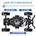 Mirana Duster 4WD 4x4 RC Car | High Speed ATV Remote Control Rock Crawler | C-Type USB Rechargeable Offroad Monster Truck | Spring Suspensions | Fun Outdoor Toy for Kids (4 Wheel Drive, Silver)
