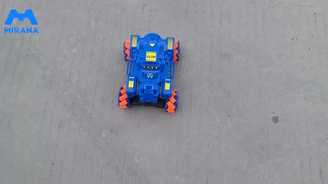 Mirana Watch Drifter 4WD 4x4 RC Car Toy for Kids - Gesture Remote & App Controlled High Speed Vehicle - 360° Rotation Monster Truck - Type-C USB Rechargeable - for Boys & Girls 3 to 10 Years (Red)