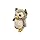 Kids Bestie Cute Owl Toy (Silver)