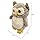 Kids Bestie Cute Owl Toy (Silver)