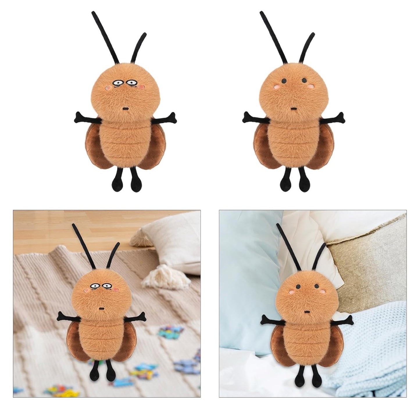 BNF®Cockroach Plush Toy Cute Cockroach Stuffed Animal for Children Family Adults A|Baby | Toys for Baby | Plush Baby Toys|1 Cockroach Plush Toy