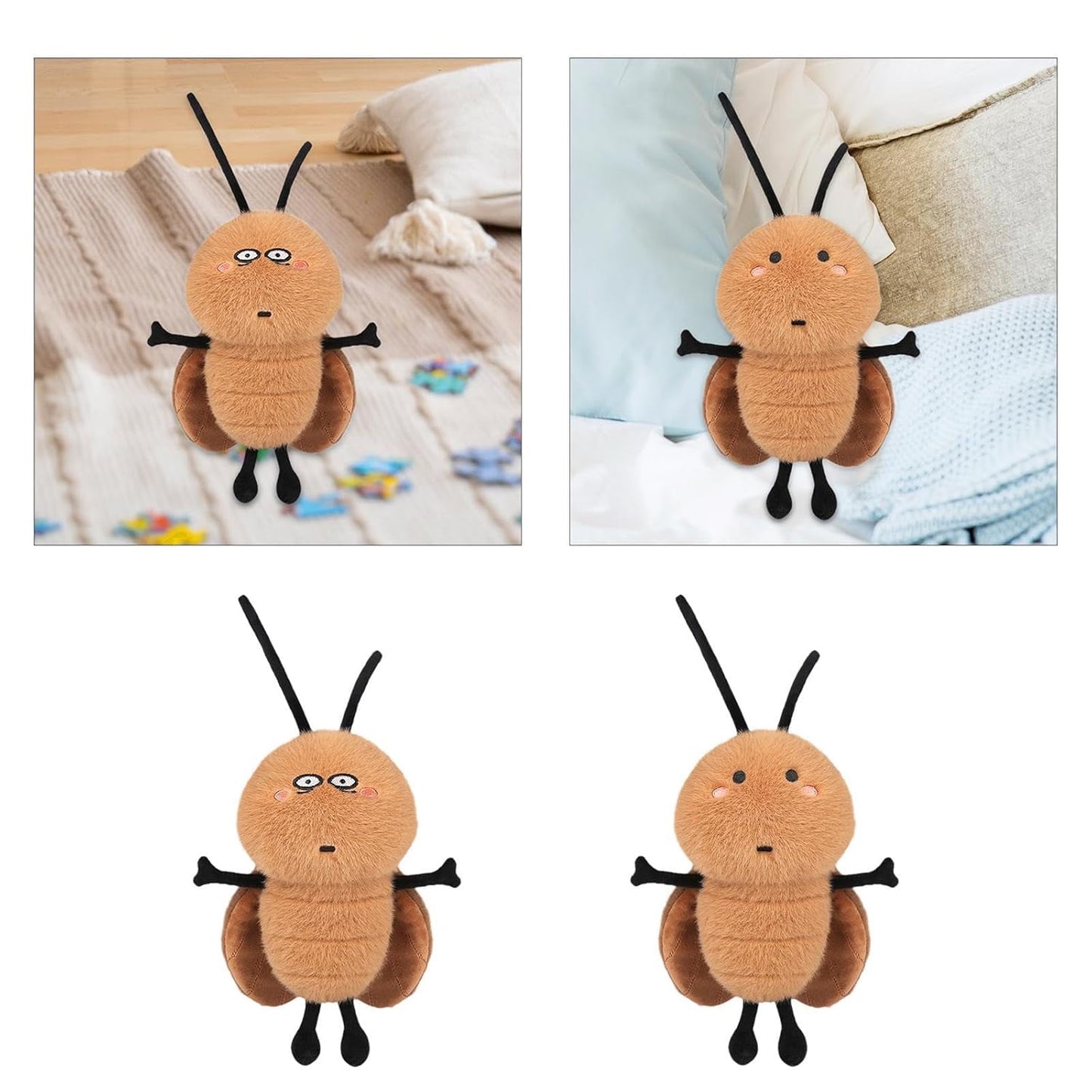 BNF®Cockroach Plush Toy Cute Cockroach Stuffed Animal for Children Family Adults A|Baby | Toys for Baby | Plush Baby Toys|1 Cockroach Plush Toy