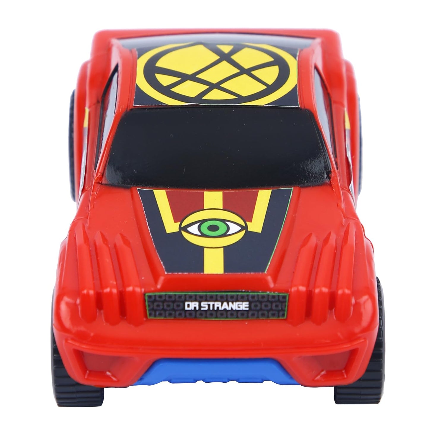 SKOODLE Marvel Dr. Strange Edition - Pull-Back Hyper Car for Kids, Marvel Inspired Toy Cars with Sturdy and Long-Lasting Construction, Enhances Motor Skills and Fun Vehicle Toy for Gifting - Red