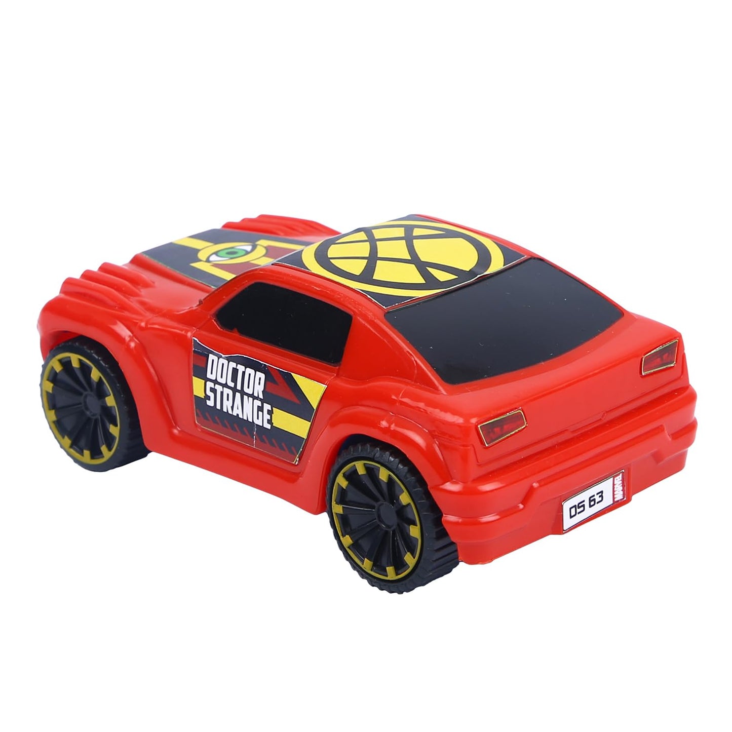 SKOODLE Marvel Dr. Strange Edition - Pull-Back Hyper Car for Kids, Marvel Inspired Toy Cars with Sturdy and Long-Lasting Construction, Enhances Motor Skills and Fun Vehicle Toy for Gifting - Red