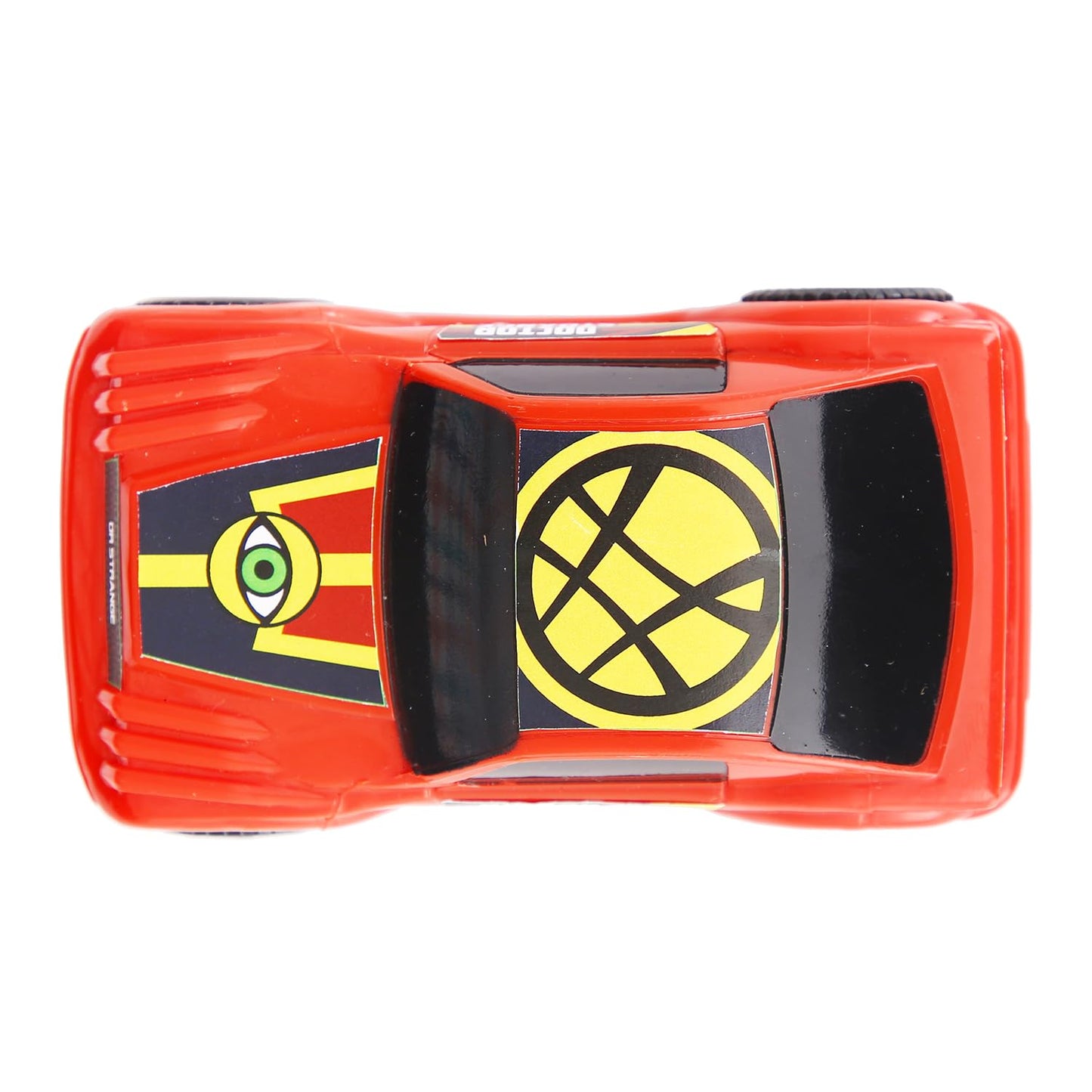SKOODLE Marvel Dr. Strange Edition - Pull-Back Hyper Car for Kids, Marvel Inspired Toy Cars with Sturdy and Long-Lasting Construction, Enhances Motor Skills and Fun Vehicle Toy for Gifting - Red