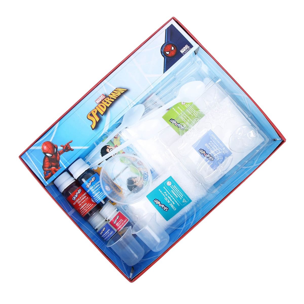 Skoodle Spiderman - Make Your Own Fresh Shampoo, Educational DIY Activity Toy Kit for Ages 8+, Creative Learning Games for Growing Children