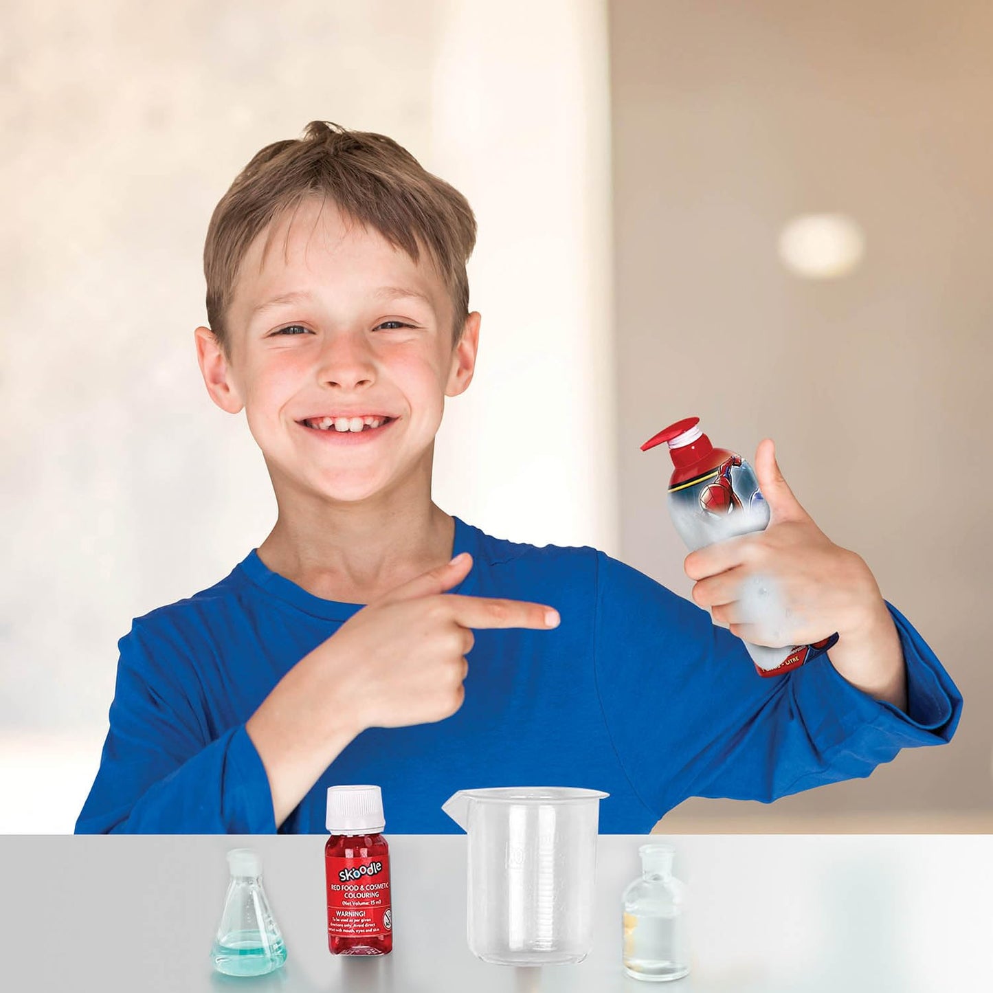 Skoodle Spiderman - Make Your Own Fresh Shampoo, Educational DIY Activity Toy Kit for Ages 8+, Creative Learning Games for Growing Children
