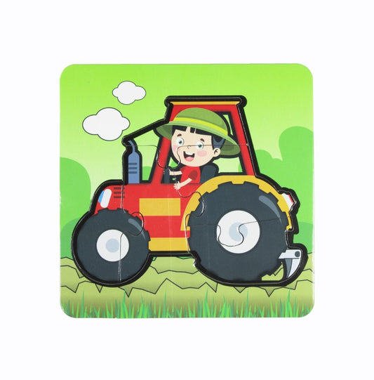 Frank Wild Animals - A Set of 3 Jigsaw Puzzle for Kids Above 3+ Years - Fun & Challenging Brain Booster Games - Educational Puzzle for Focus and Memory - 10216