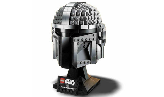 LEGO Star Wars The Mandalorian Helmet 75328 Building Kit for Adults; Collectible Brick-Built Display Model