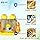FunBlast Water Bottler For Kids- Dual Partition Kids Water Bottle with Straw and Strap, Cute Animal Design Water Bottle with Straw - 640 ML - Astronaut Duck