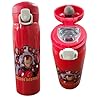 RSAAUD® 500ml Superhero Theme Stainless Steel Cartoon Water Bottle, Insulated Water Bottle, Steel Water Bottles for Girls Boys,Steel Flask for School, Office Leakproof (Red)
