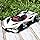 TGRCM-CZ 1/24 Apollo evo Alloy Model Car, Toy Car with Pull Back Function, Toy Car with Sound and Bright Lights, Suitable Collectible Model Toys, Gifts for Boys and Girls (White)