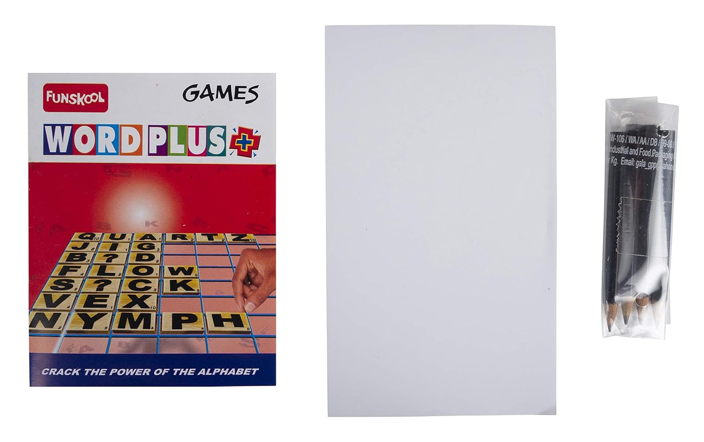Funskool Games, Word Plus, Educational Word Building Game, for Kids & Family, 1 or More Players,Pack of 1, Ages 6 and Above