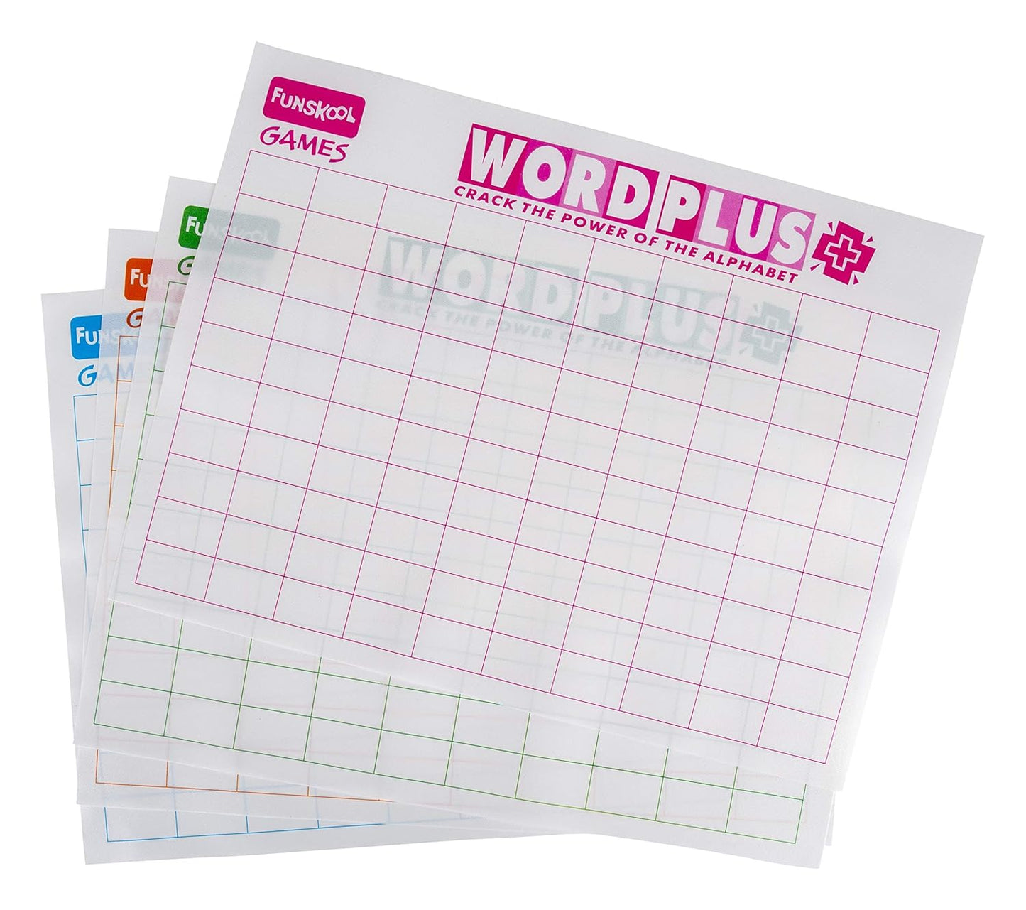 Funskool Games, Word Plus, Educational Word Building Game, for Kids & Family, 1 or More Players,Pack of 1, Ages 6 and Above
