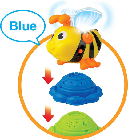 winfun Stack 'N Learn Bee and Sunflowers – Educational Stacking Toy with Lights & 40+ Sounds – Teaches Colors & Numbers – Baby Learning Toy for Toddlers Ages 12 Months+ – Cognitive Skill Builder