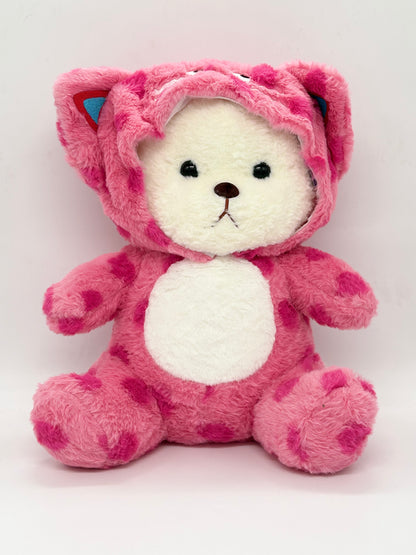 Pink Teddy with Hoodie 40cm Soft Toy