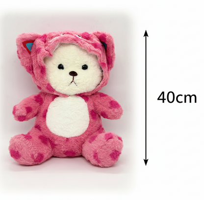 Pink Teddy with Hoodie 40cm Soft Toy