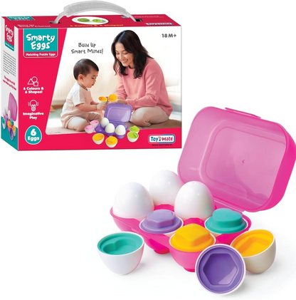 Toymate Smarty Eggs Matching Puzzle Set.