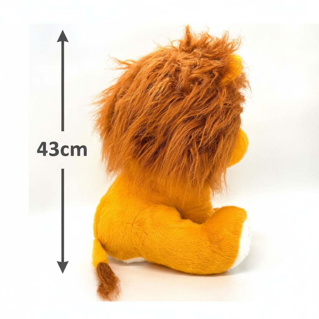 Cute Lion Soft Toys 43cm (Yellow)