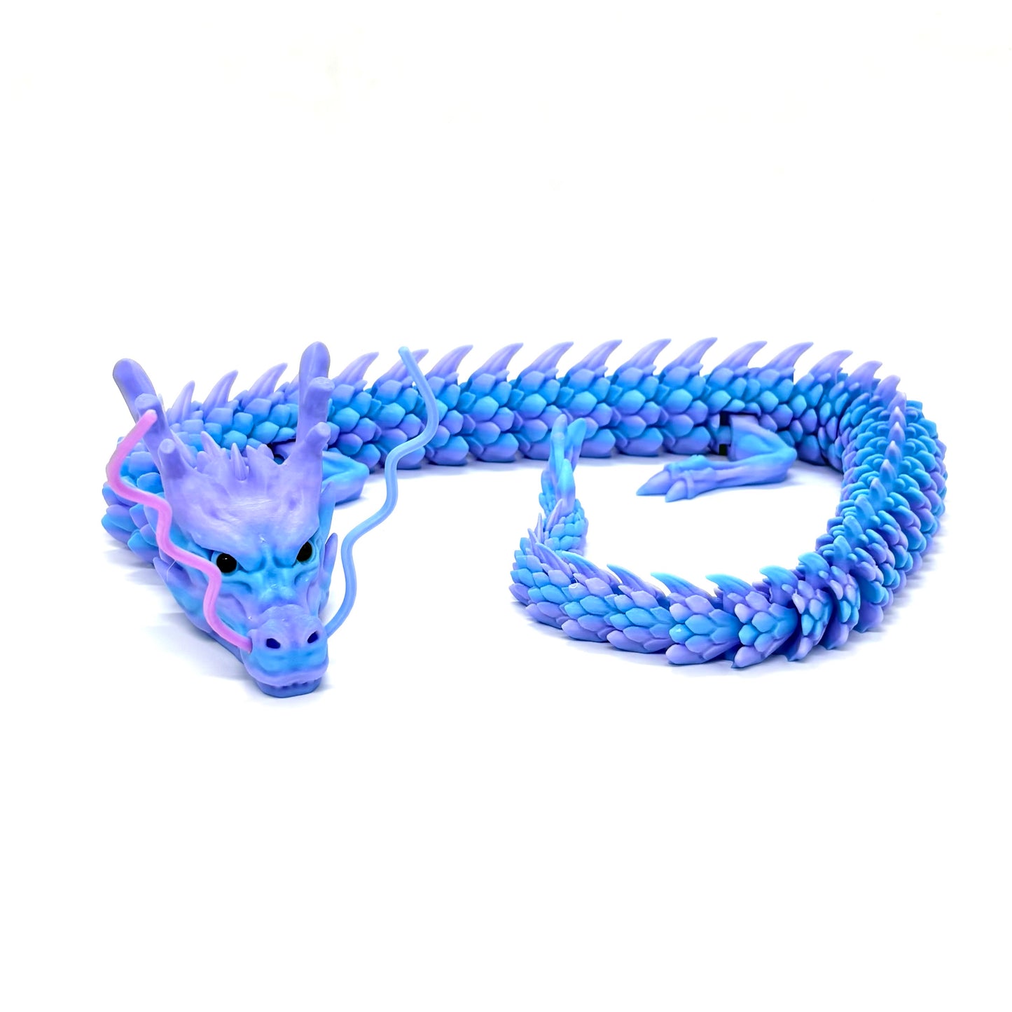 Articulated 3D Printed Dragon – Flexible Fidget Sculpture