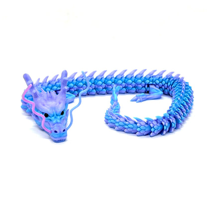 Articulated 3D Printed Dragon – Flexible Fidget Sculpture