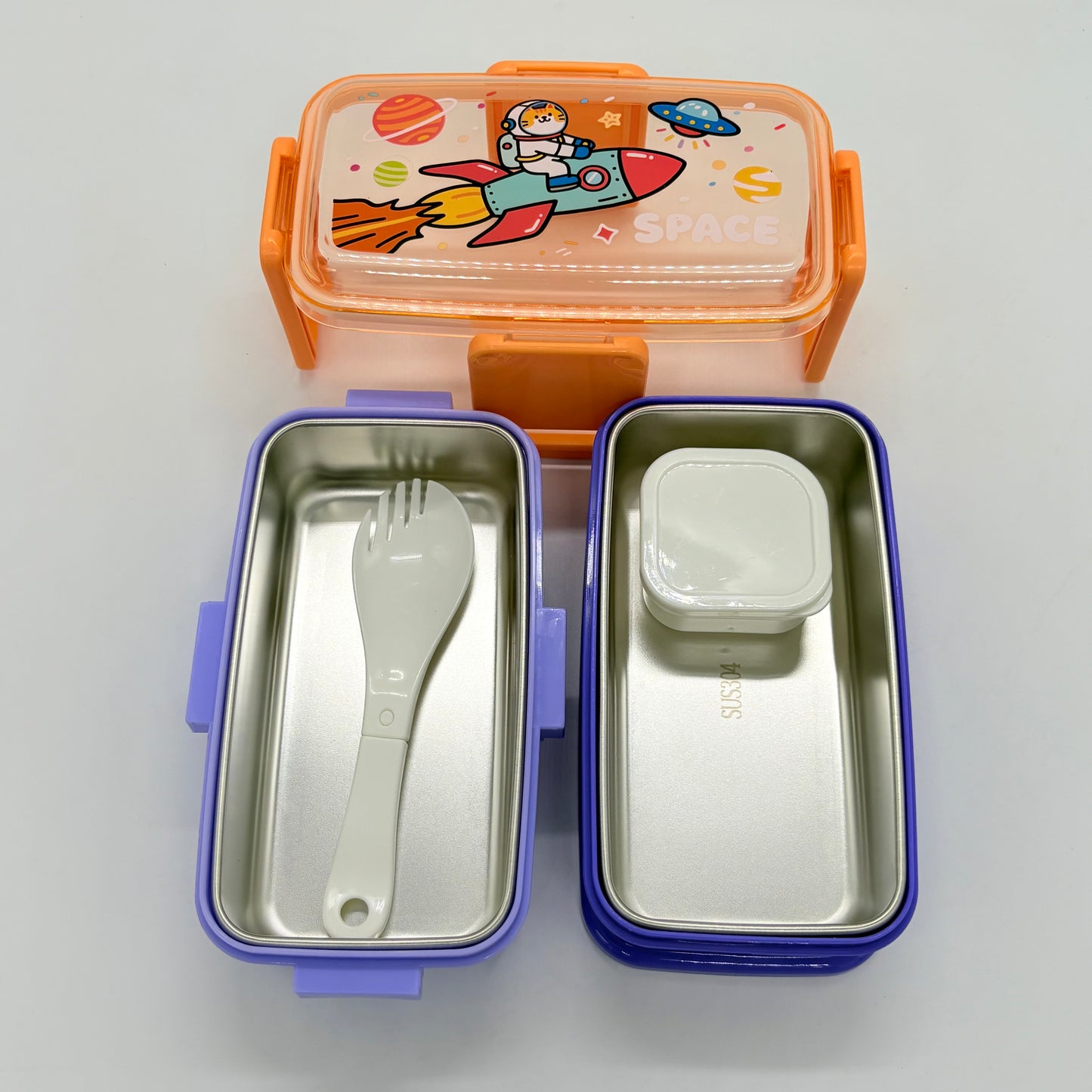 Double Deck Steel Lunch Box