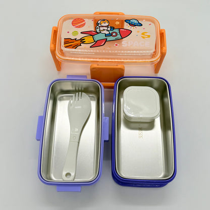 Double Deck Steel Lunch Box