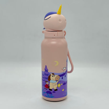 Animal Head Insulated Steel Water Bottle 560ml