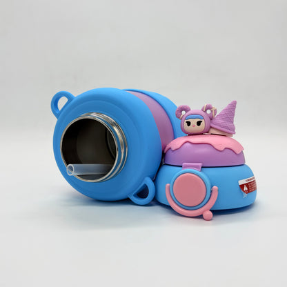 Ice Cream Steel Water Bottle - 550 ml