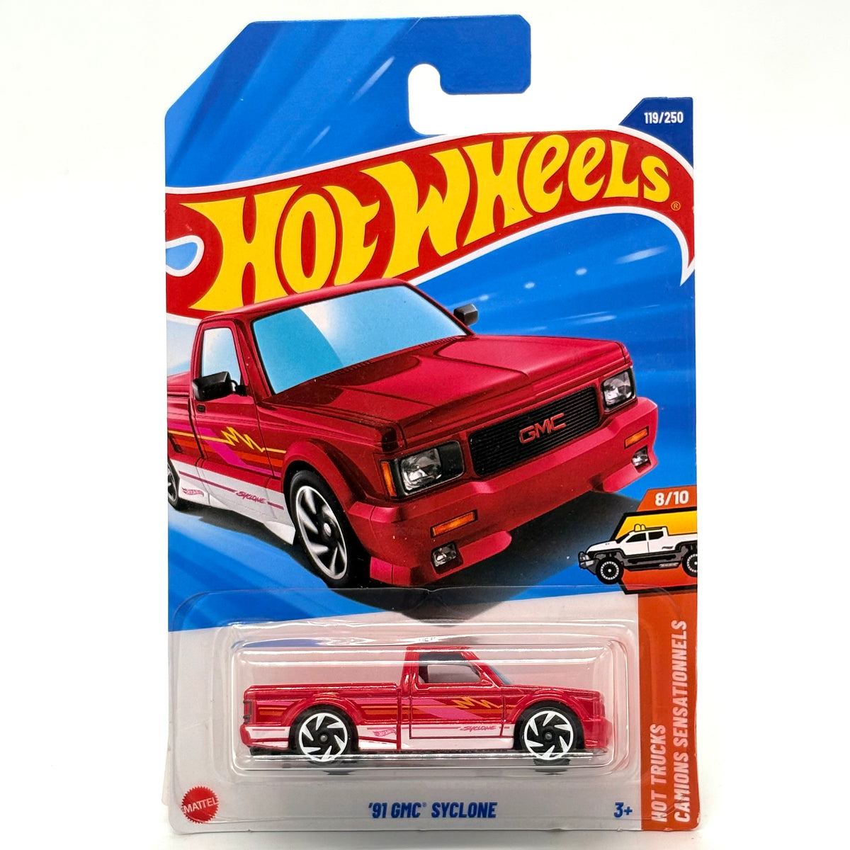 Hot Wheels Basic Mainline Car '91 GMC Syclone
