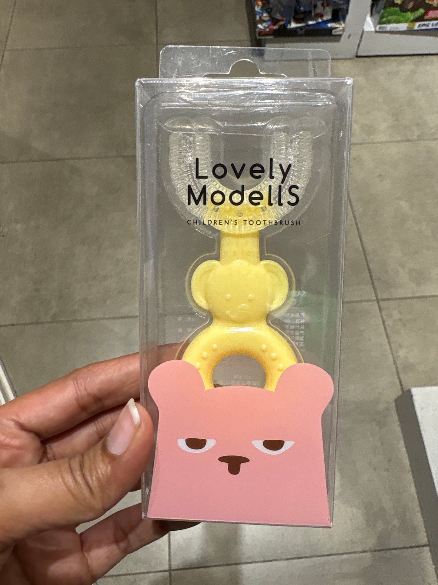 Elephant Teether Brush for Infants and Baby