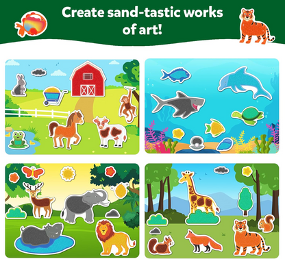 Skillmatics Sand-Tastic Art Amazing Animal Activity Kit